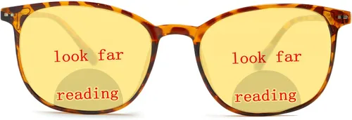 Miniatura 2 de Gafas de visión nocturna, antideslumbrantes, bifocales, para conducir, lectura, gafas de sol redondas para presbicia, para mujeres y hombres