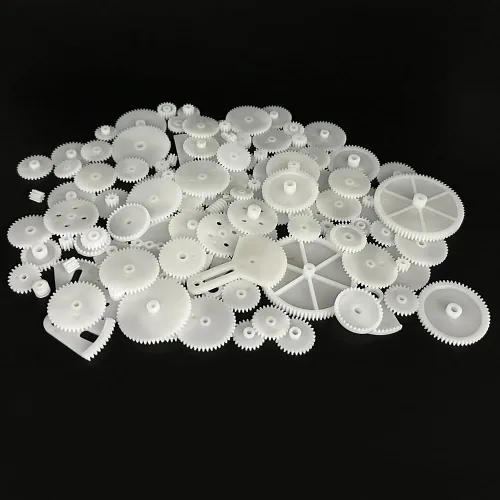 Miniatura 10 de 72PCS Engranajes de motor pequeños Engranajes de plástico para motor RC Modelo de coche Juguete DIY Helicóptero RC Toy Gear Reemplazo Módulo 0.5