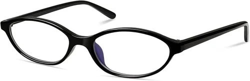 Lentes ovalados con bloqueo de luz azul para mujer, estilo retro de los años 90, con marco de ojo de gato, lentes para computadora y TV, antifatiga