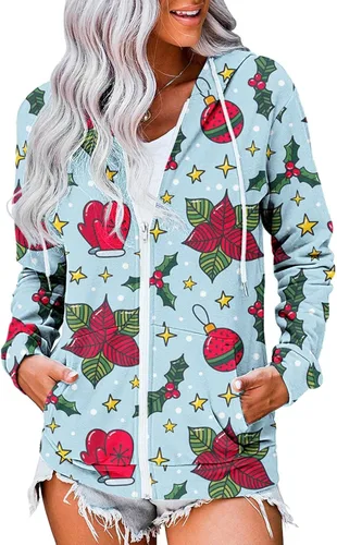 Miniatura 6 de Women's Sequin Butterfly Graphic Hooded Fashion Comfy Breathable Pullover Tops Full Zip Drawstring Shirt with Pocket