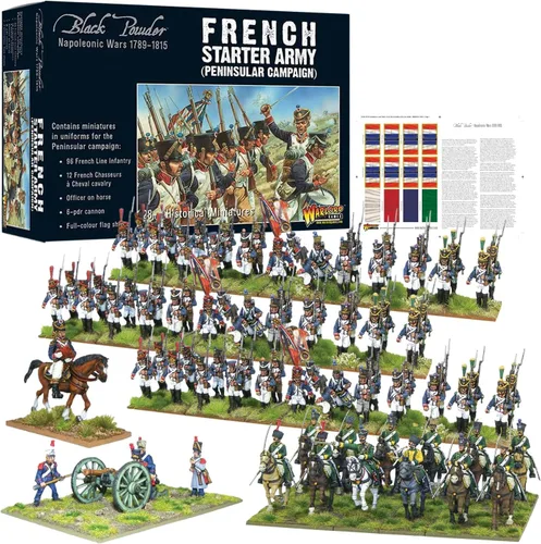 Miniatura 8 de Wargames Delivered - Warlord Games Waterloo - Black Powder 2ª edición 1.102 in Miniaturas Starter Set -122 infantería, 12 caballería, 1 máquina