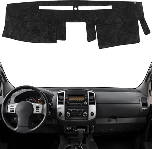 Miniatura 24 de Alfombrilla Protectora para Salpicadero Compatible con Nissan Altima 2012-2007 (Código de Cuerpo L32, Sin Modelos HUD), Alfombrilla Antirreflejos