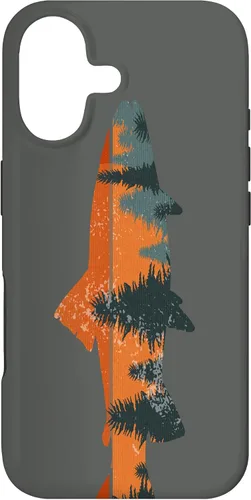 Trucha mosca pesca naturaleza al aire libre pescador regalo caso para iPhone 17