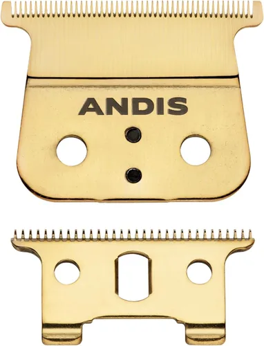 Andis 74110 Gold GTX-EXO - Cuchilla de repuesto GTX-Z inalámbrica, precisión de brecha cero, rendimiento de detalle profesional