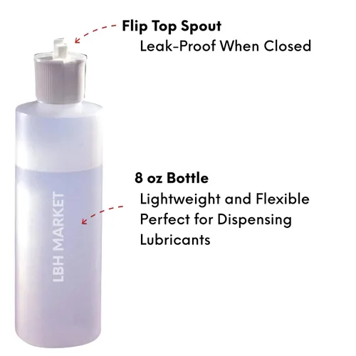 Miniatura 3 de LBH MARKET J-Lube - Paquete de polvo lubricante veterinario OB, concentrado de mezcla de agua de 10 onzas con botella dispensadora de 8 onzas