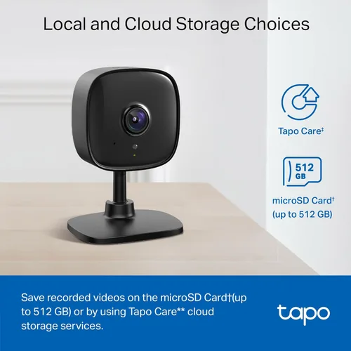 Miniatura 4 de Tapo - Cámara de seguridad interior de 1080P para monitor de bebé, cámara para mascotas con detección de movimiento, audio bidireccional, visión