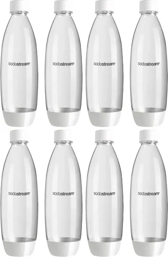Miniatura 8 de SodaStream 1L Paquete doble de botellas delgadas aptas para lavavajillas (blanco)