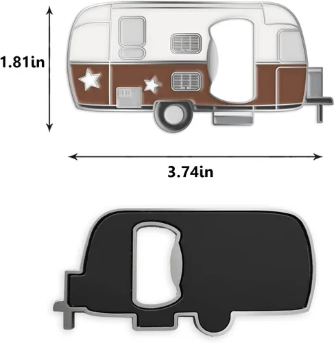 Miniatura 4 de Abrebotellas Magnético para RV con Atrapacorchos, Set de Regalo Único para RV, Imanes Adhesivos para Refrigerador para Fácil Almacenamiento