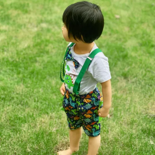 Miniatura 6 de Ropa divertida para el primer cumpleaños para bebé, ropa para bebé, con corbatín, mameluco, pantalones, conjunto de tirantes, trajes de pastel