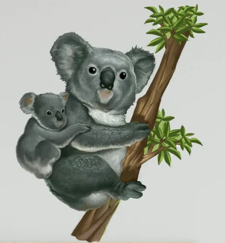 Miniatura 6 de Calcomanías de pared de animales de la selva para habitaciones de niños, idea de decoración de safari, idea de león, gorila, koala, panda, Jaguar