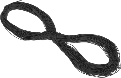 Miniatura 75 de PATIKIL Cuerda elástica elástica de 109 yardas (328.1 ft), cuerda elástica pesada de 0.059 in, albaricoque para manualidades, correas de gancho
