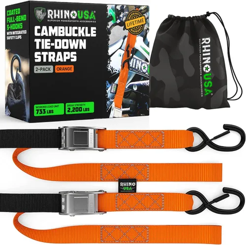 Miniatura 11 de Rhino USA Cambuckle - Correas de amarre para motocicleta