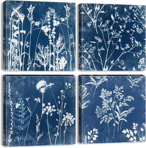 Miniatura 23 de Arte de pared de flores de rosa turquesa y verde azulado para el baño, decoración de pared floral turquesa, señal de amor en blanco y negro, Rosa