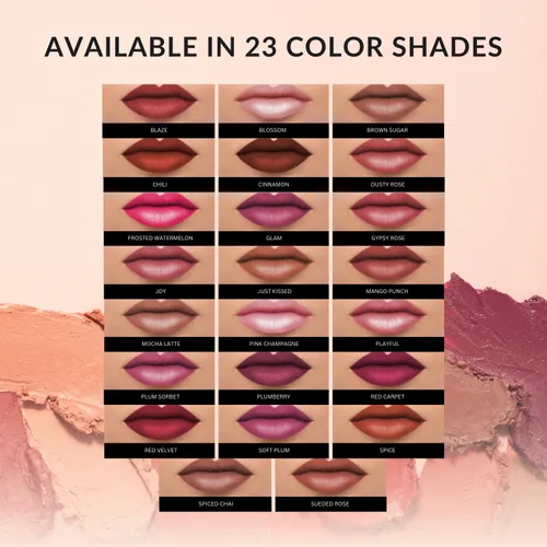 Miniatura 9 de Color Me Beautiful Color Renew Lápiz Labial, Maquillaje de Labios Vibrante, Fórmula Cremosa Hidratante Rosa de ante