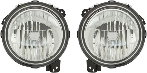 Miniatura 6 de KarParts360 Conjunto de faros delanteros para Jeep Wrangler 2018-2024 lado del conductor para CH2502314 55112873AG