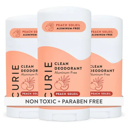 Miniatura 8 de Curie - Desodorante natural para mujeres - Néctar de coco - Sin aluminio, limpio, sostenible, vegano, sin parabenos (paquete de 3)