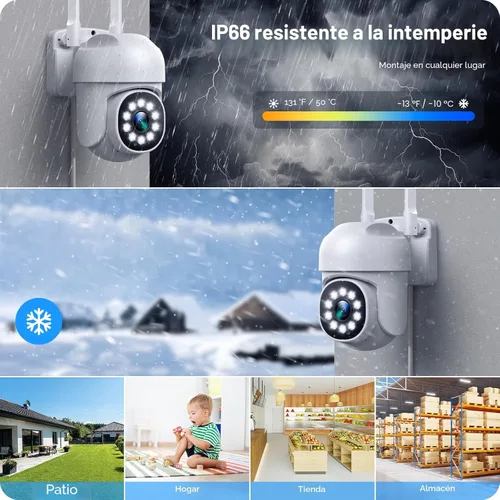Miniatura 8 de Camcamp - Sistema de cámara de seguridad para el hogar, cámaras de seguridad de grabación 24/7 inalámbricas para exteriores 16CH NVR PTZ 355° View 8