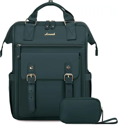 Miniatura 34 de LOVEVOOK - Mochila para laptop, para viaje de trabajo, bolso de enfermera, profesor, médico, viajero, para computadora de negocios, mochila