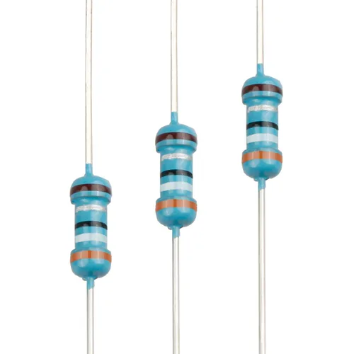 Miniatura 20 de 100pcs 1 ohm Resistor 1/4w (0.25 W) Resistencia fija de película metálica de tolerancia ±1%, múltiples valores de resistencia opcional