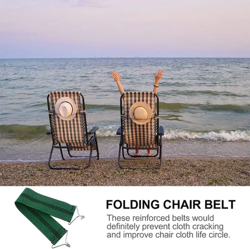 Miniatura 8 de BESPORTBLE 3 piezas de tela de repuesto para silla de gravedad, cinturón de tela reclinable, pieza de reparación para patio al aire libre, playa