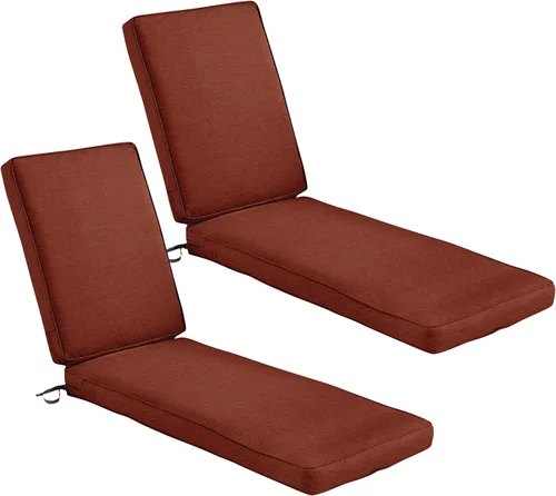 Miniatura 24 de Classic Accessories Montlake® FadeSafe® - Cojín resistente al agua para chaise longue de patio de 74 x 23 x 3 pulgadas, beige antiguo