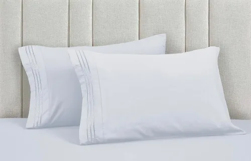 Miniatura 54 de Mocassi Juego de sábanas de lujo de 4 piezas, calidad prémium de hotel de 1800 hilos, ajuste fácil, sábanas y fundas de almohada resistentes a