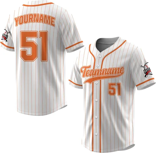 Miniatura 9 de Camiseta de béisbol a rayas personalizadas con logotipo de número de nombre para hombres, mujeres, jóvenes, niños, camiseta de uniforme
