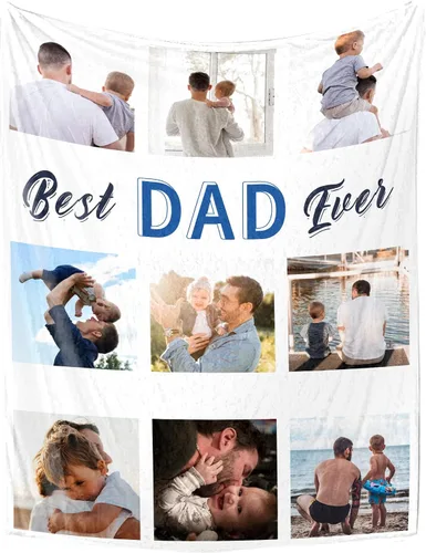 Miniatura 15 de Manta personalizada con foto, manta personalizada con imagen, regalos personalizados para pareja, mamá, papá, novia, novio, amigo, cumpleaños, 10