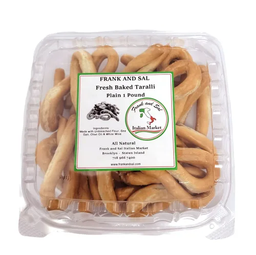 Miniatura 2 de Taralli liso totalmente natural, hecho a mano en Frank and Sal Bakery - Biscuit - 1 libra