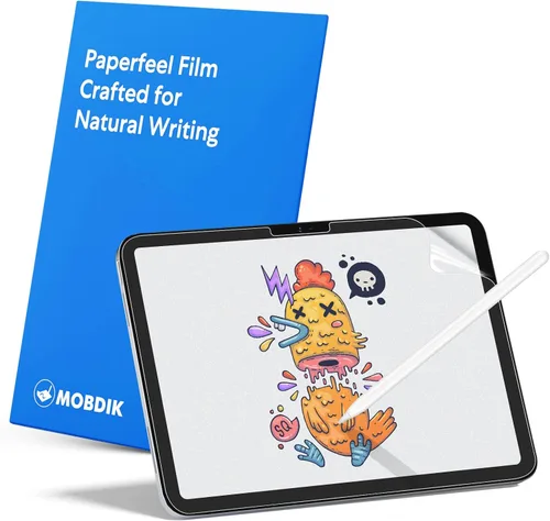 Miniatura 15 de MOBDIK Paquete de 2 protectores de pantalla Paperfeel compatibles con iPad Air 3 2019/iPad Pro 10.5 2017, película mate, antirreflejos, menos
