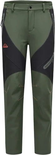 Miniatura 3 de Gopune Pantalones de invierno para mujer, senderismo, esquí, snowboard, impermeables, softshell aislantes