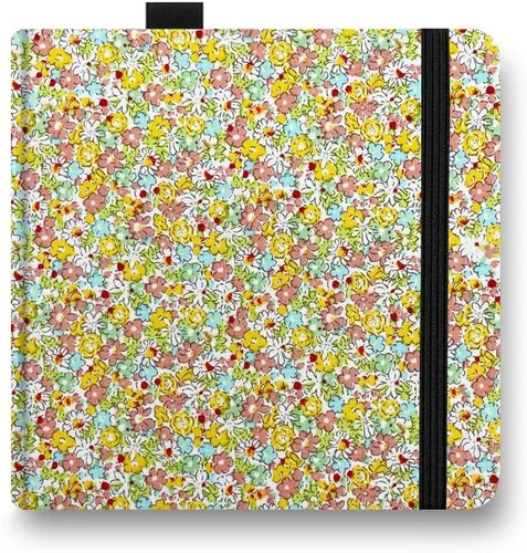 Miniatura 14 de 5x5 Prácticos Cuadernos de Bocetos de Acuarela de Tela de Mano Hechos a Mano con Tapa Dura de Tela de Costura de Viaje Papel de Acuarela Bola de ojo