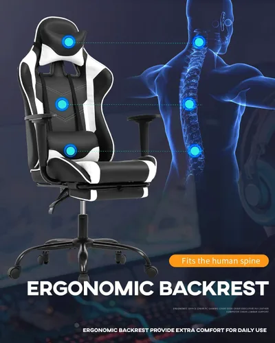 Miniatura 5 de Nueva silla para juegos de espalda alta para Computadora, Silla de diseño ergonómico