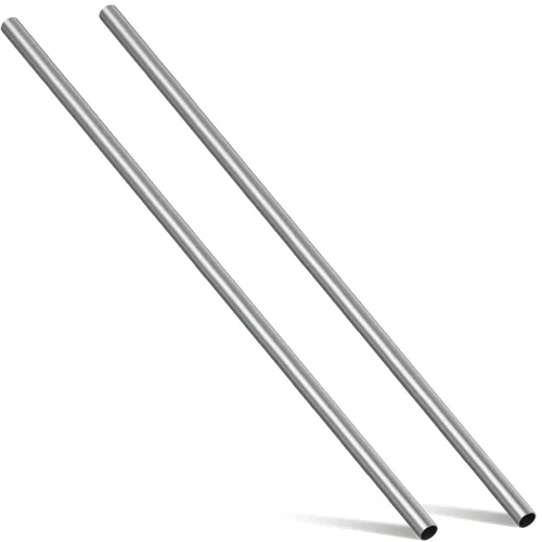 Miniatura 10 de Hicarer 2 piezas de tubo de acero inoxidable 304 de 1-1/2" OD de 24 pulgadas de longitud, tubo de pared engrosada y soldable de 16 calibres, tubo