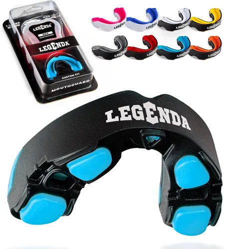 Legenda Protector bucal deportivo con funda, protector bucal profesional para boxeo, fútbol, hockey, Jiu Jitsu, Muay Thai, MMA, lucha libre y