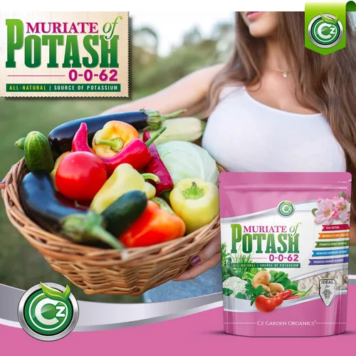 Miniatura 4 de Muriate of Potash 0-0-62 Fertilizante fabricado en Estados Unidos - MOP Potasio Plant Food para plantas de interior/exterior, jardines de flores