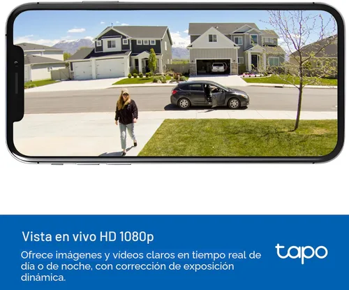 Miniatura 5 de Tapo TP-Link Tapo SolarCam C402 Kit, cámara solar para exteriores con batería y base de panel solar, inalámbrica, 1080P, detección gratuita de Blanco