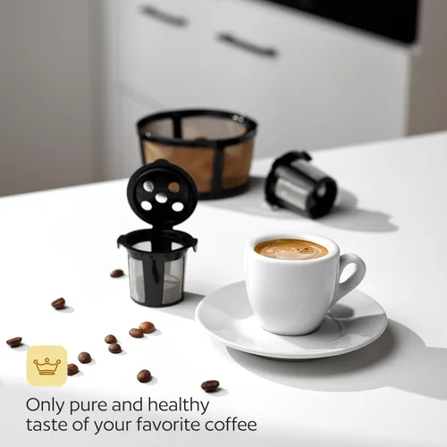 Miniatura 6 de 2 tazas K reutilizables y filtro de café para Keurig K-Duo caliente y helado, cafetera de una sola porción y jarra con tecnología MultiStream (Gen 2)