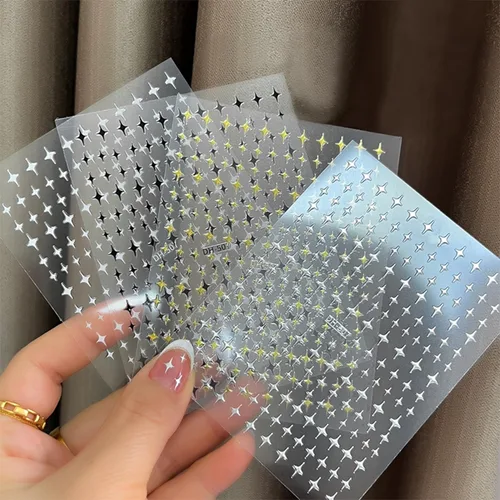Miniatura 9 de 7 hojas de calcomanías de uñas del día de San Patricio para arte de uñas, calcomanías autoadhesivas 3D de trébol verde, diseño de uñas irlandesas