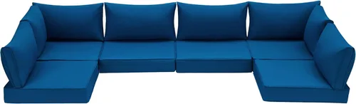 HOMREST Cojines de Repuesto para Exteriores para Muebles de Patio, Cojín de Sofá Repelente al Agua para Juegos de Conversación de Patio Seccional de