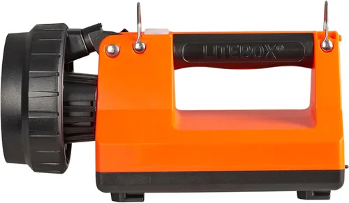 Miniatura 11 de Streamlight 45861 E-Spot Firebox 1500-Lumen 110000 Candela Linterna de haz puntual recargable con LED traseros duales, carga CA/CC, correa de hombro