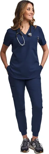 Miniatura 5 de Green Town Conjunto de uniforme médico para mujer