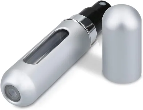 Miniatura 4 de MuOu - Paquete de 3 botellas atomizadoras de perfume, recargables, de 5 ml, multicolor, para viajes y salidas