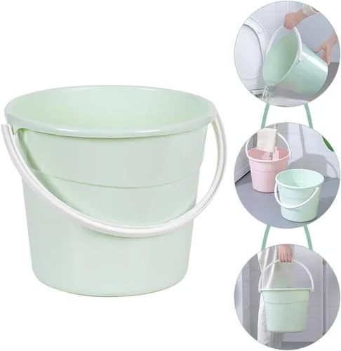 Miniatura 6 de Cubo Contenedor de agua de plástico Contenedor de almacenamiento de Verde