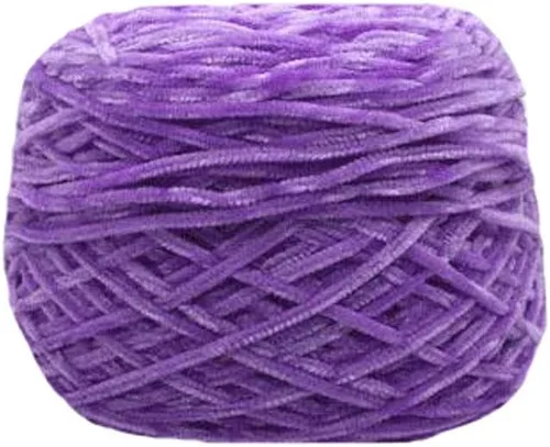 Miniatura 8 de Hilo de chenilla de 8 oz/250 g, hilo de chenilla de terciopelo para bricolaje, hilo de chenilla marrón café de lujo voluminoso para bufanda