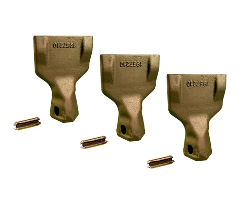 Miniatura 5 de Diente de cucharón de retroexcavadora 195-7210 - Punta ancha, se adapta a adaptadores/vástagos de cubo de la serie CAT DRS200. (1)