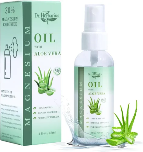Aceite de magnesio para pies, spray de aceite de magnesio tamaño viaje: magnesio tópico puro del mar muerto, hipoalergénico, no graso, fácil de