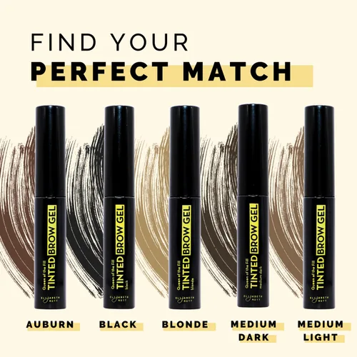 Miniatura 3 de Elizabeth Mott Queen of the Fill Gel tintado para cejas – Relleno de cejas, voluminizador y fijador – Define, da forma y cubre las canas – Marrón