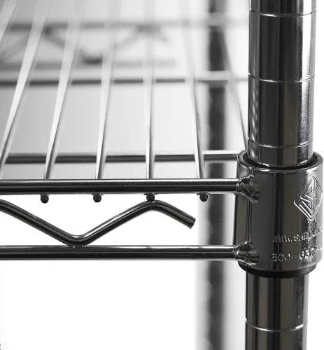 Miniatura 3 de Shelving Inc. Estantería de alambre cromado de 8 pulgadas de profundidad x 24 pulgadas de ancho x 54 pulgadas de alto con 6 estantes, capacidad