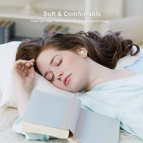 Miniatura 5 de Xmenha Auriculares pequeños para dormir de lado, pequeños auriculares invisibles para dormir de lado, auriculares invisibles ocultos para dormir
